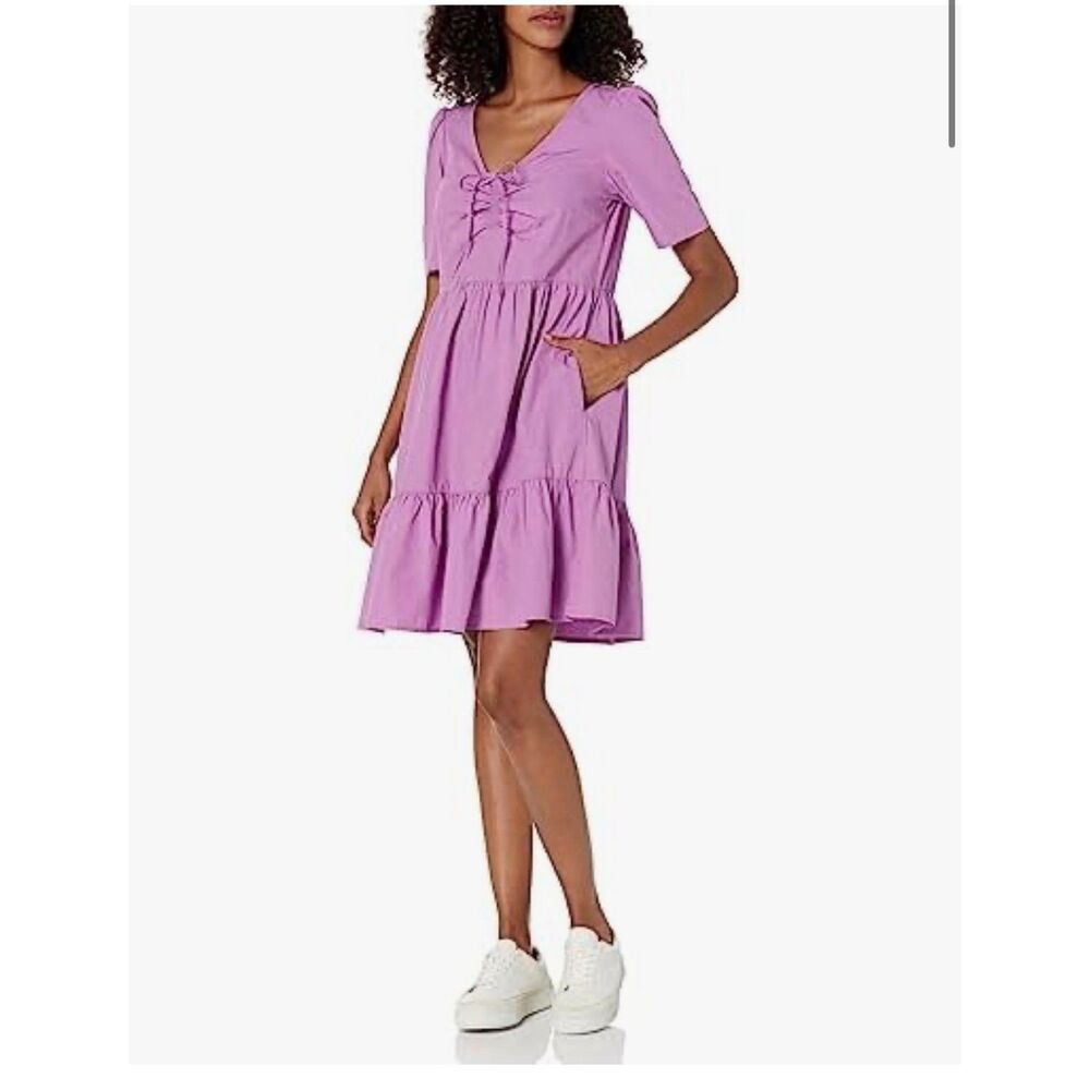 Levi-s Women's Purple and Pink Dress